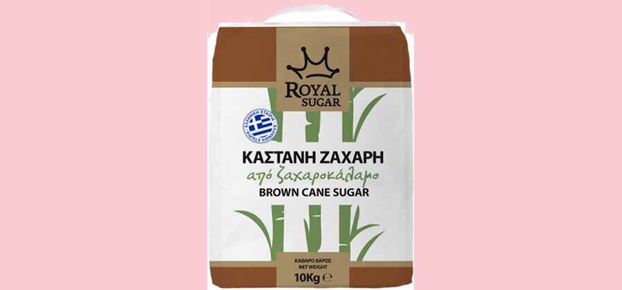 Ζάχαρη Κρυσταλική Καστανή 10 κιλών